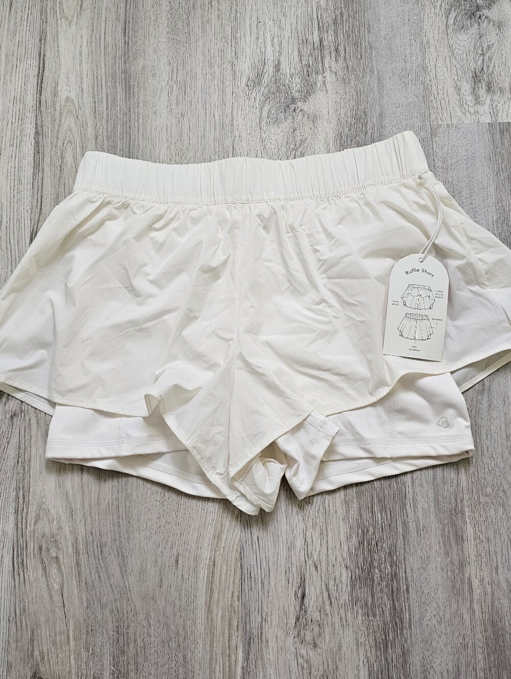 New Blogilates Ruffle Balletcore Athletic Shorts